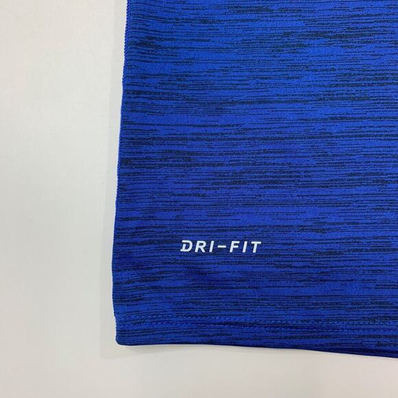 Nike T Shirt Mens M Medium Blue Dri Fit Half Sleeve Crew Neck BSBL Baseball Tee - Picture 4 of 11